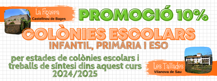 Promoció colònies escolars